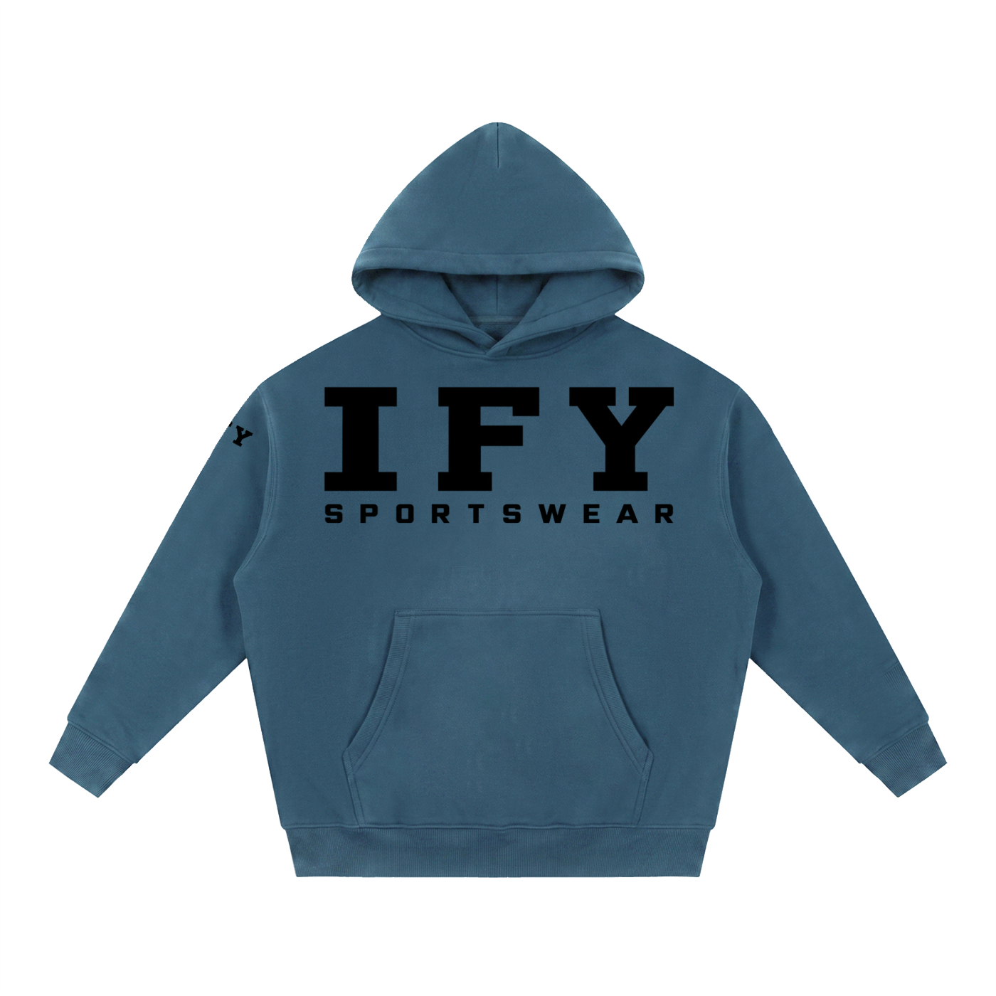 Essential Oversized Boxy Fit Fleece Hoodie