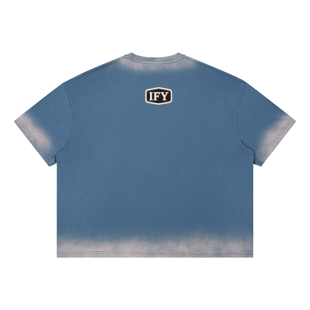 Unisex Boxy Sunfade Vintage Wash T-Shirt