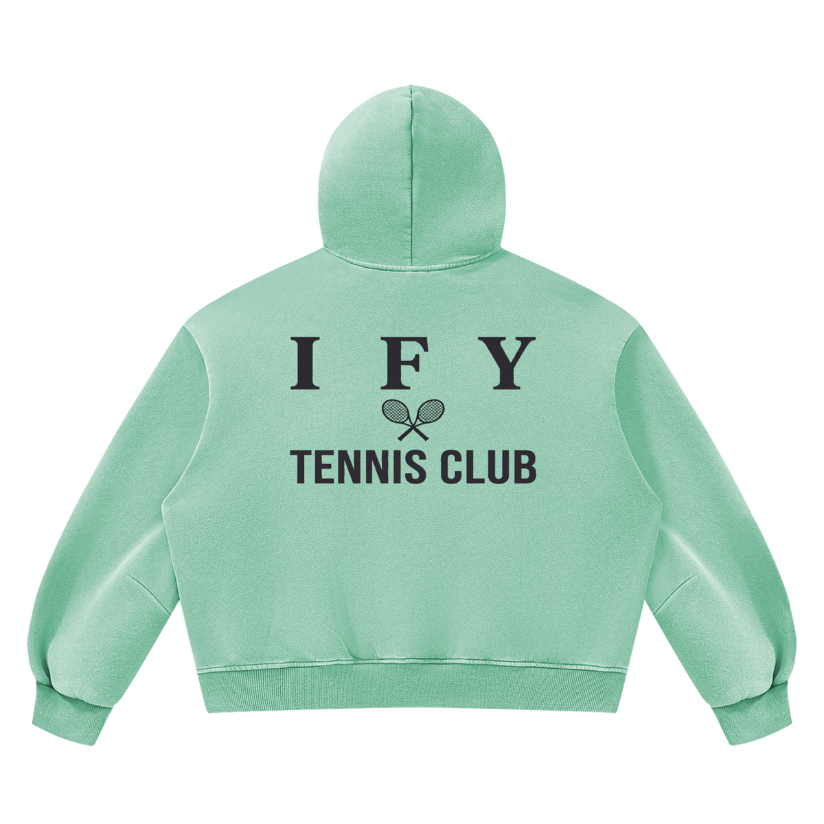 Vintage Wash Boxy Fleece Hoodie