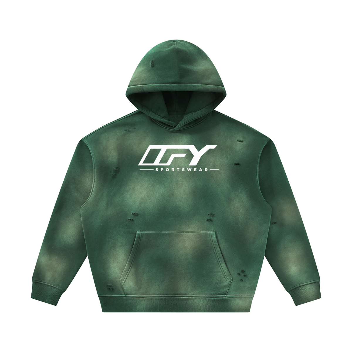 Unisex Frayed Fleece Hoodie: Your Go-To for Comfort and Style