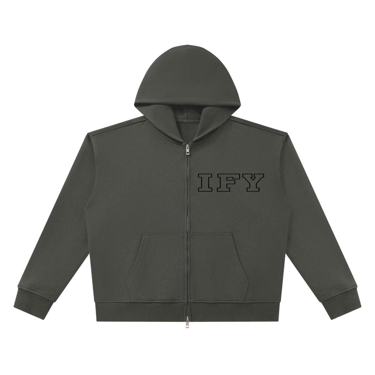 Heavyweight Cotton Full-Zip Hoodie