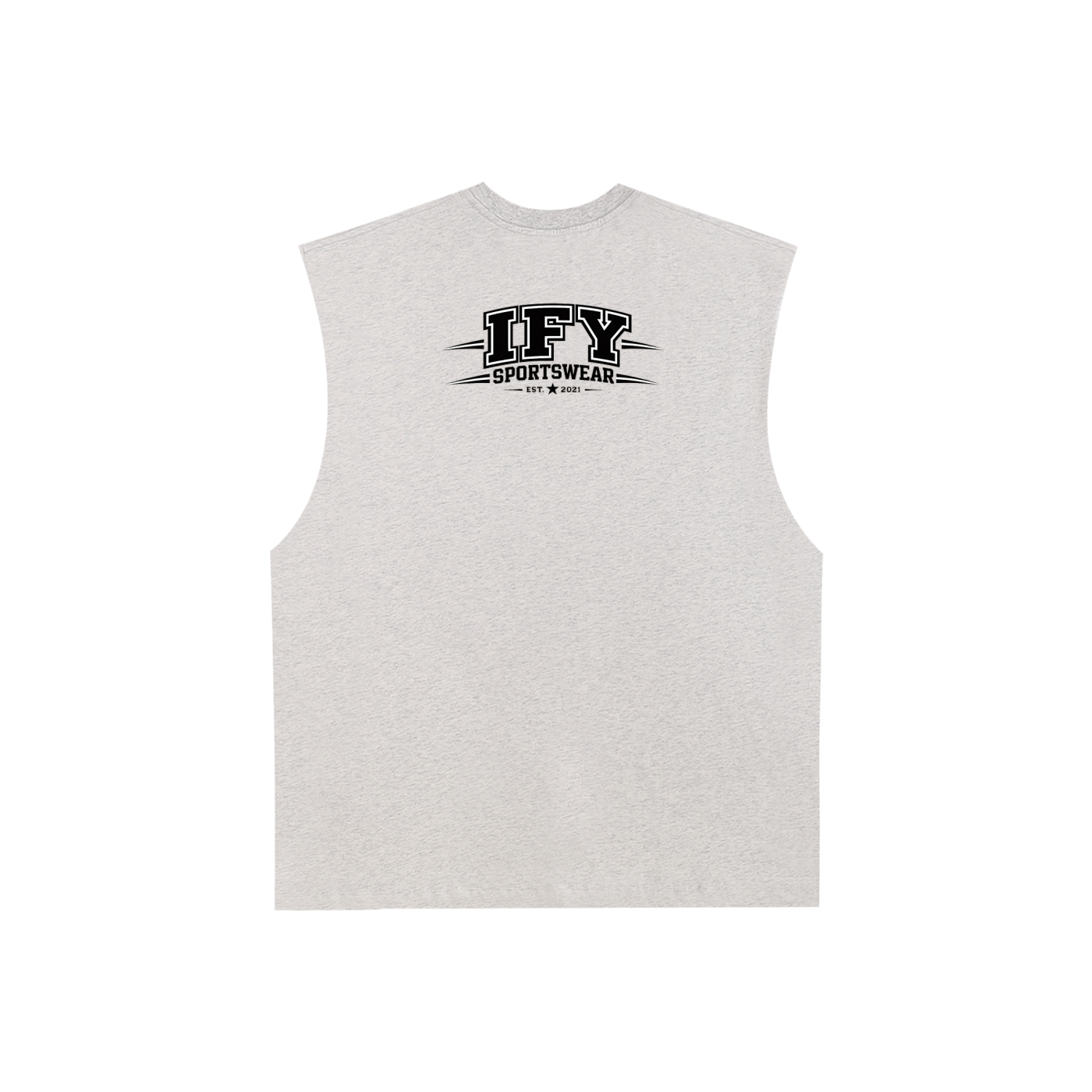 Raw Edge Cotton Tank Top