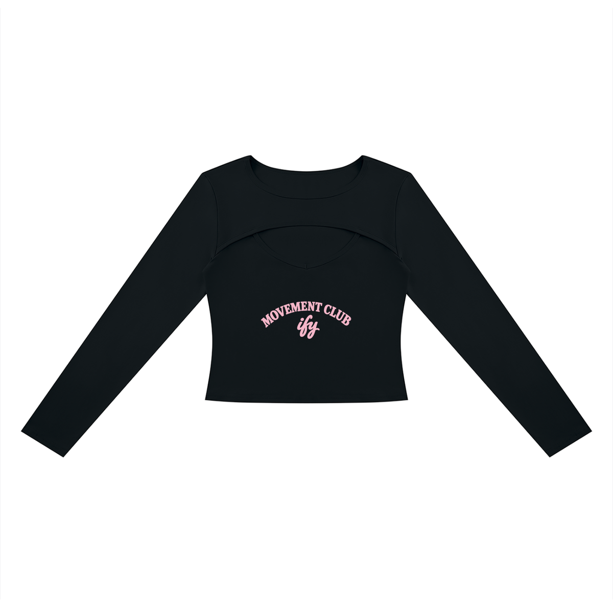 Cotton-Rich Cutout Long-Sleeve T-Shirt