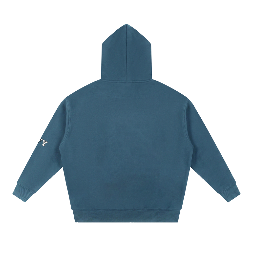 Essential Oversized Boxy Fit Fleece Hoodie