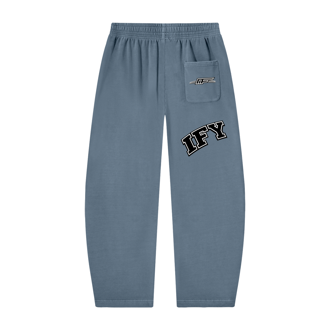 Unisex Vintage Washed Barrel Leg Sweatpants