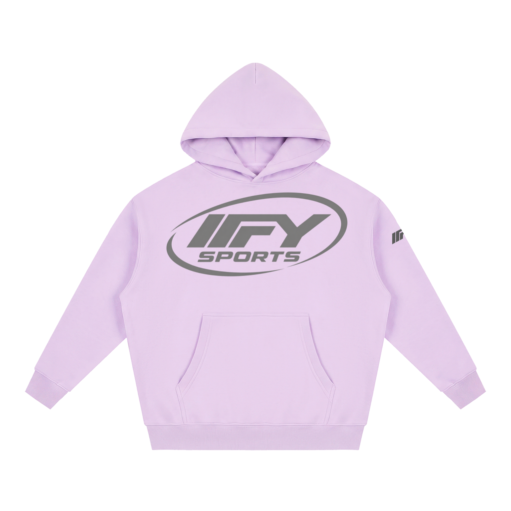 Oversized Boxy-Fit Fleece Hoodie