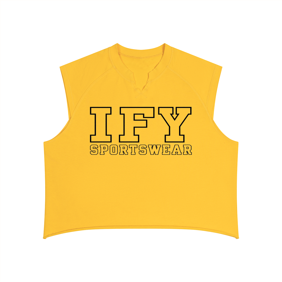 Boxy Raw Hem Tank Top