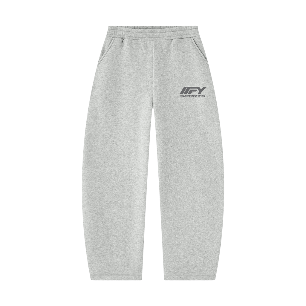 Unisex Barrel-Leg Sweatpants
