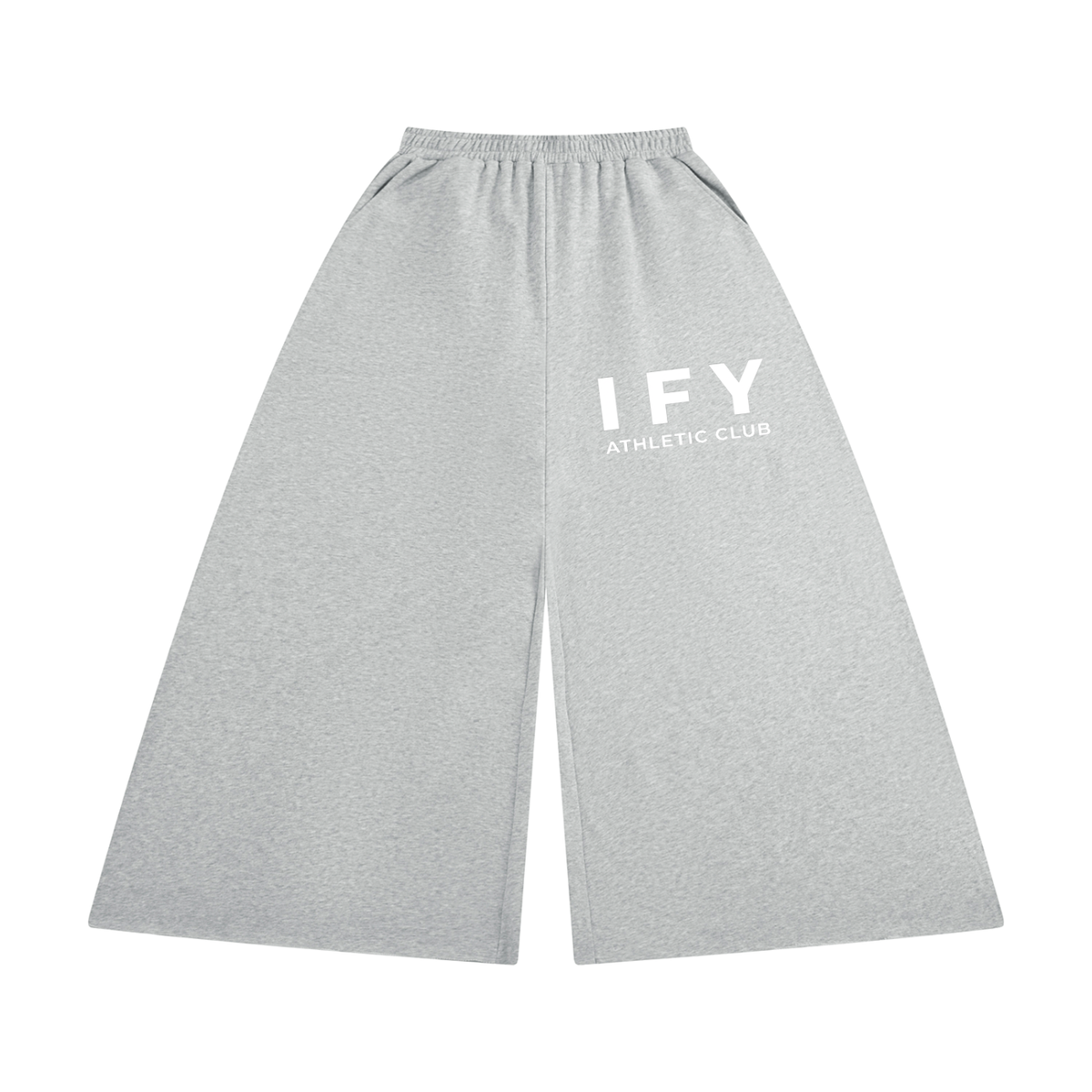 Women’s Raw-Edge Wide-Leg Sweatpants