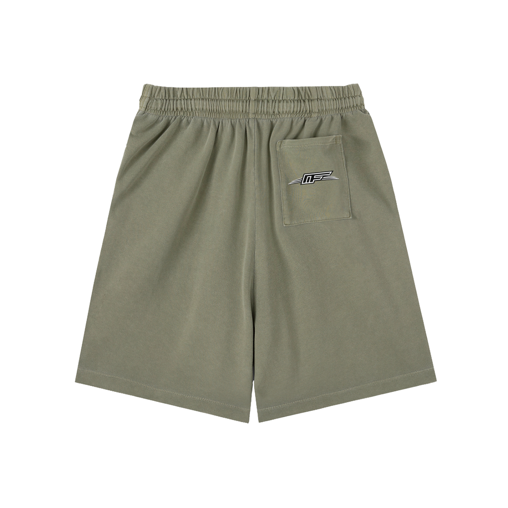 Vintage Wash Cotton Shorts