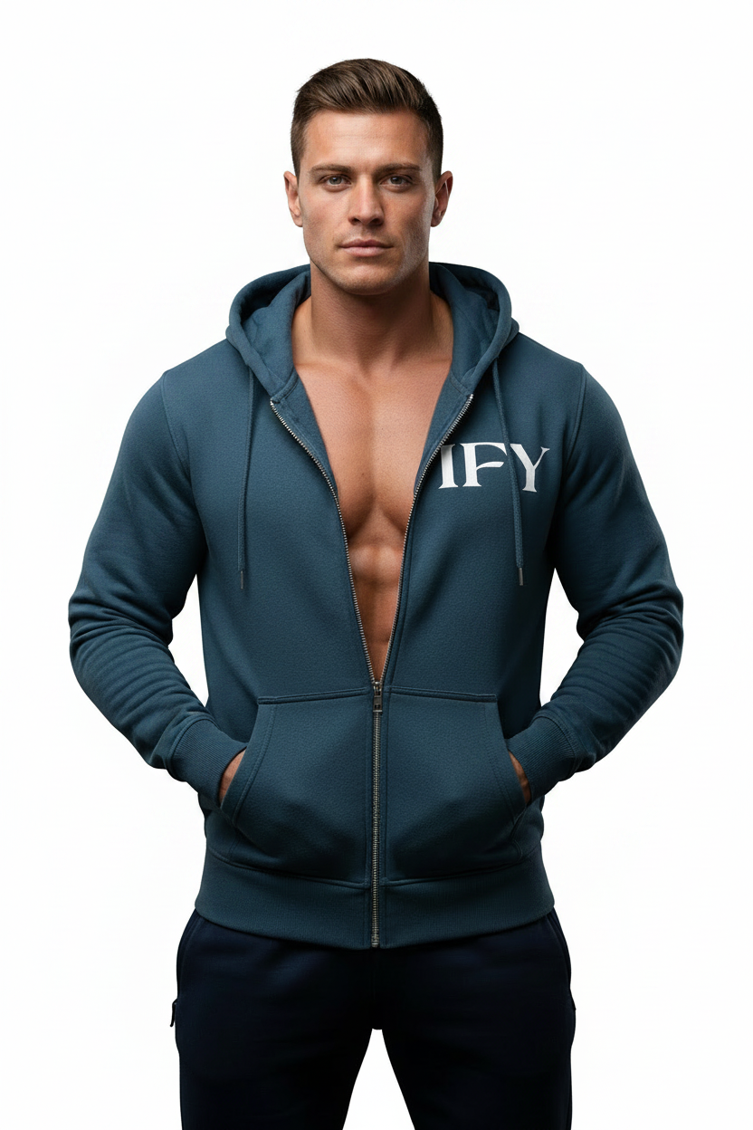 Unisex Fleece Full Zip Hoodie