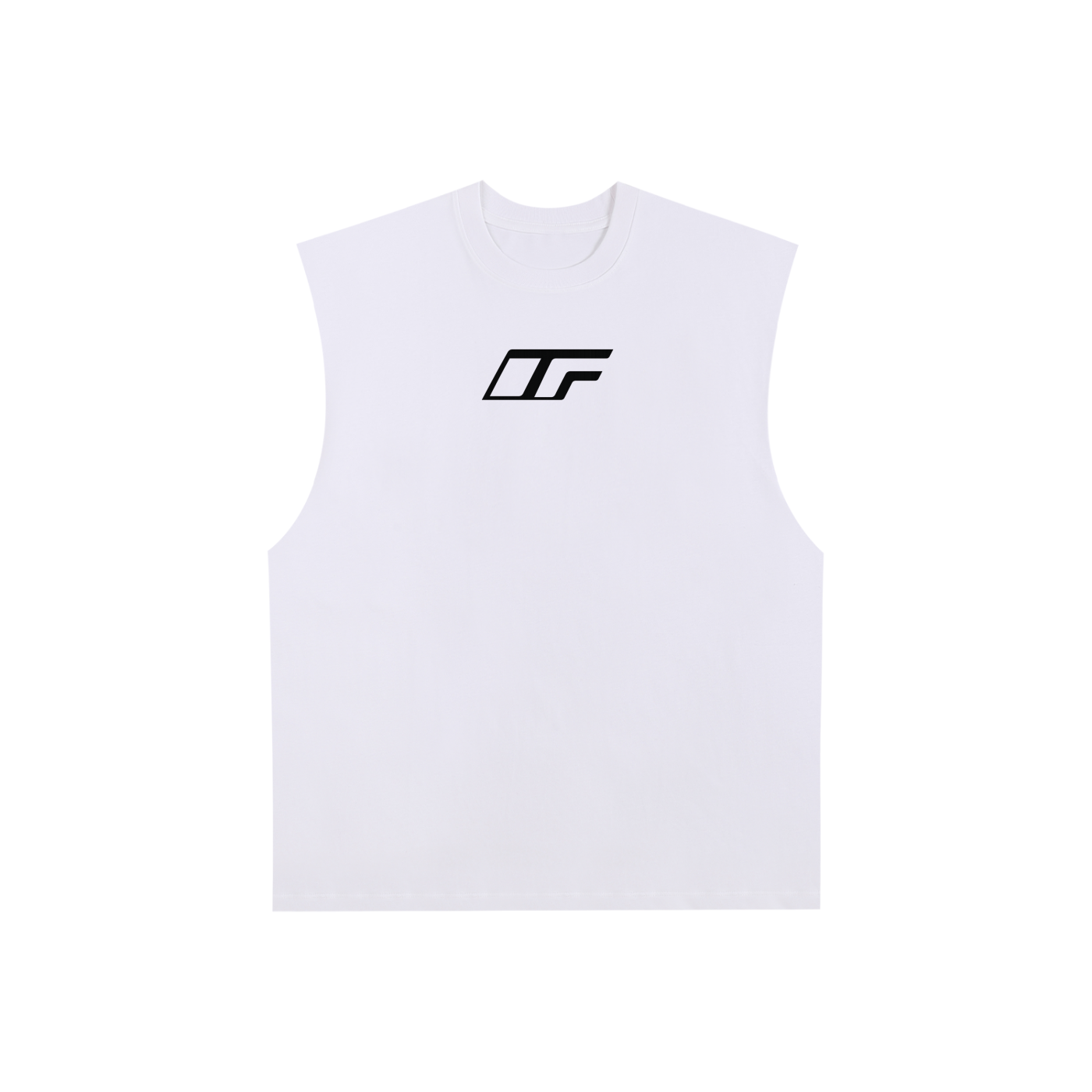 Raw Edge Cotton Tank Top