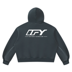 Unisex Vintage Wash Boxy Fleece Hoodie