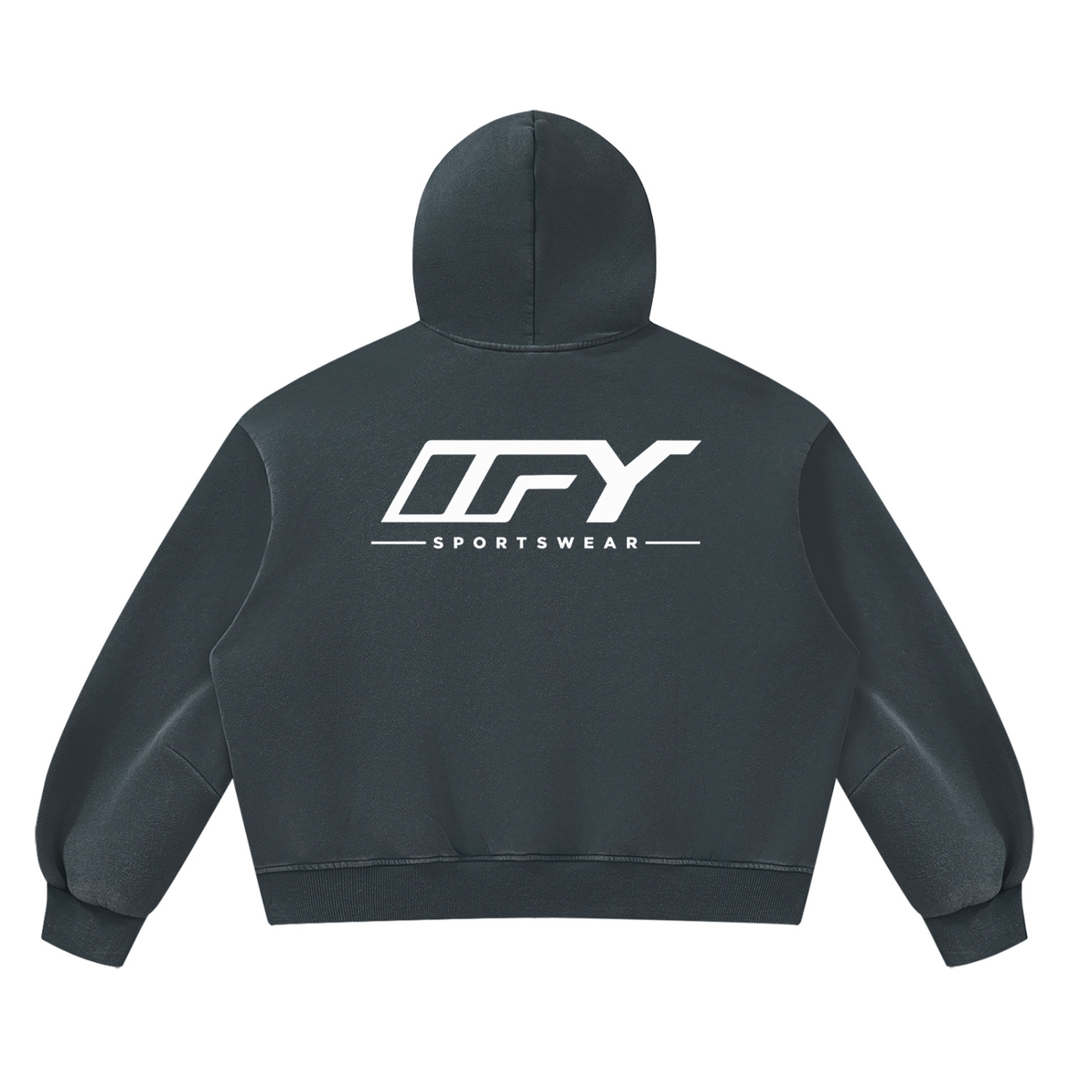 Unisex Vintage Wash Boxy Fleece Hoodie