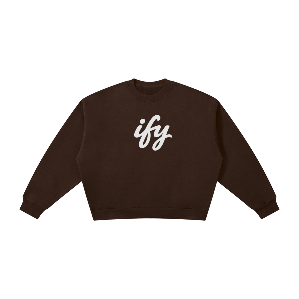 Boxy Fleece Crewneck Sweatshirt
