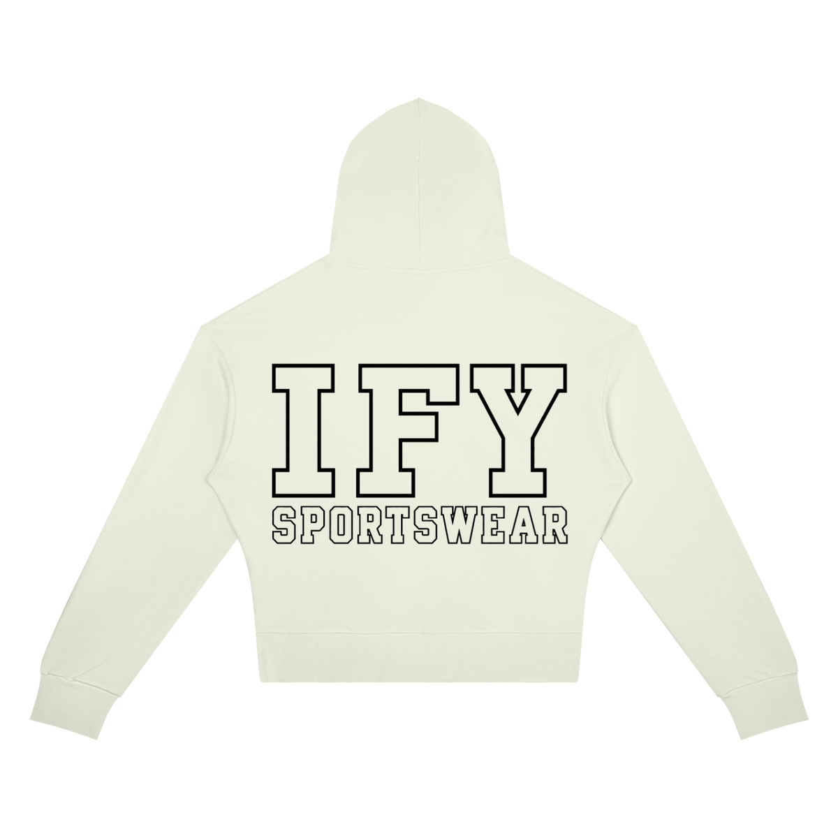 Crop Drop Shoulder Hoodie