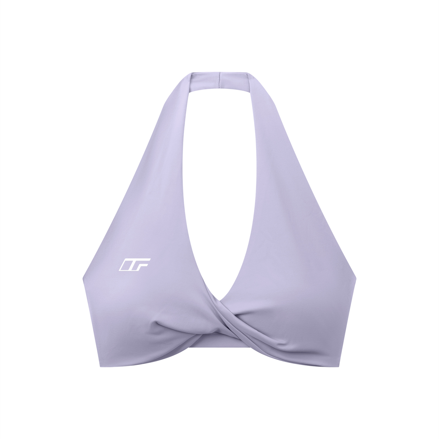 Women's Pleated Halter Sports Bra
