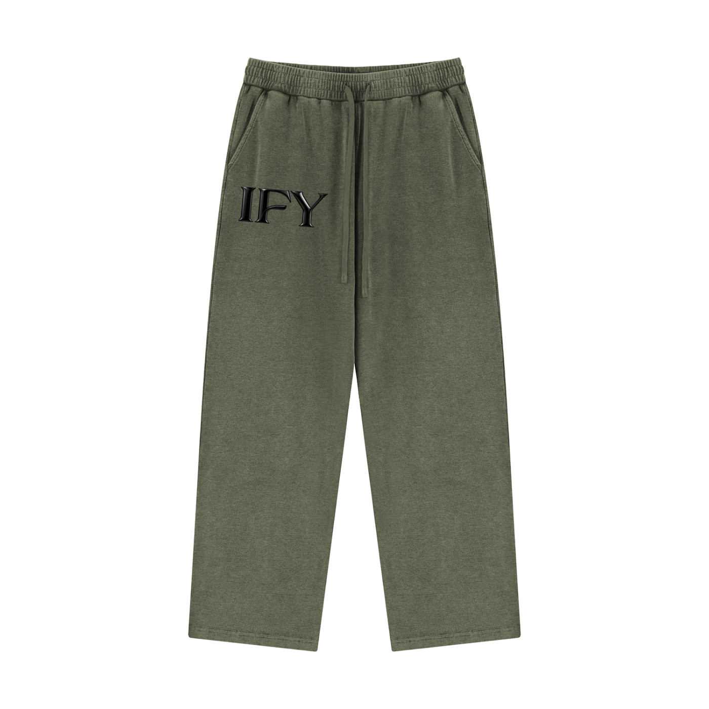 Unisex Mineral Wash Waffle Sweatpants