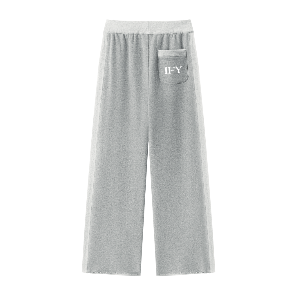 Women's Color Block Raw Hem Sweatpants