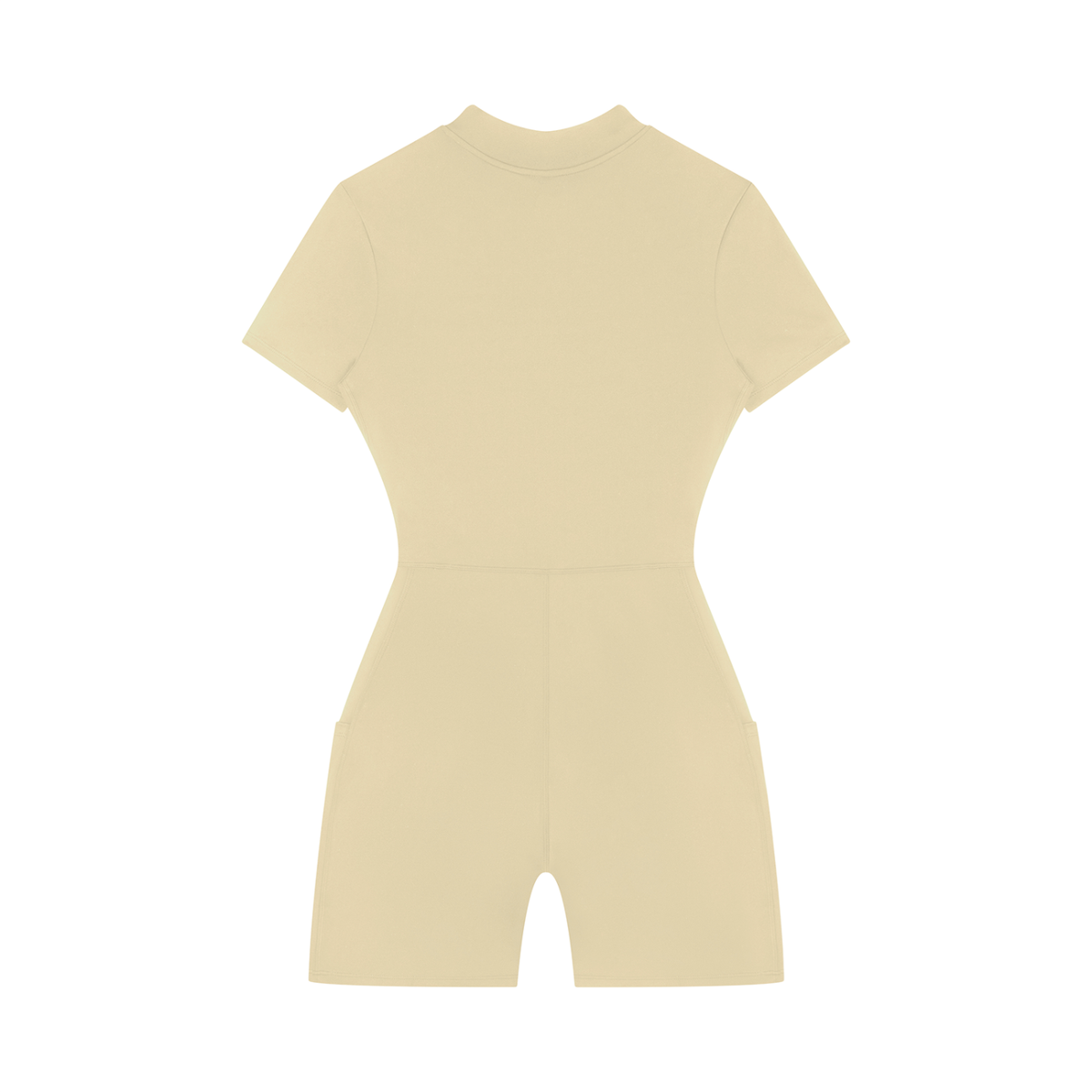 Quarter-Zip Short Sleeve Romper