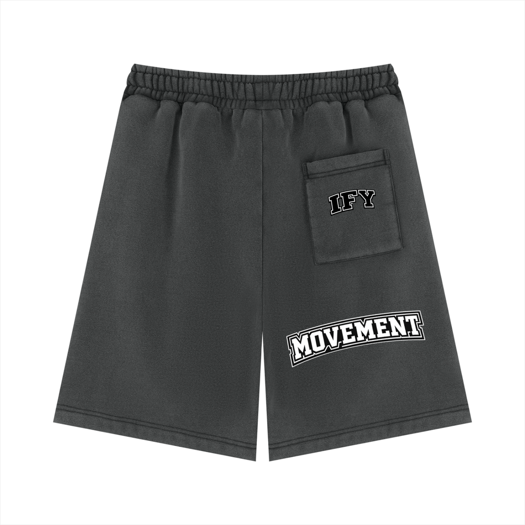 Unisex Vintage Wash Fleece Shorts