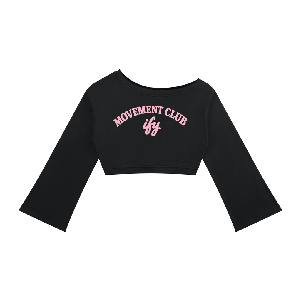 Raw-Edge Wide-Leg Sweatpants & Sweatshirt Co-ords