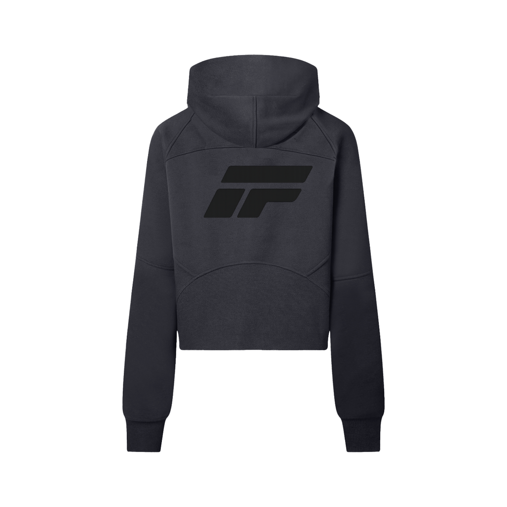 Cropped Half-Zip Hoodie