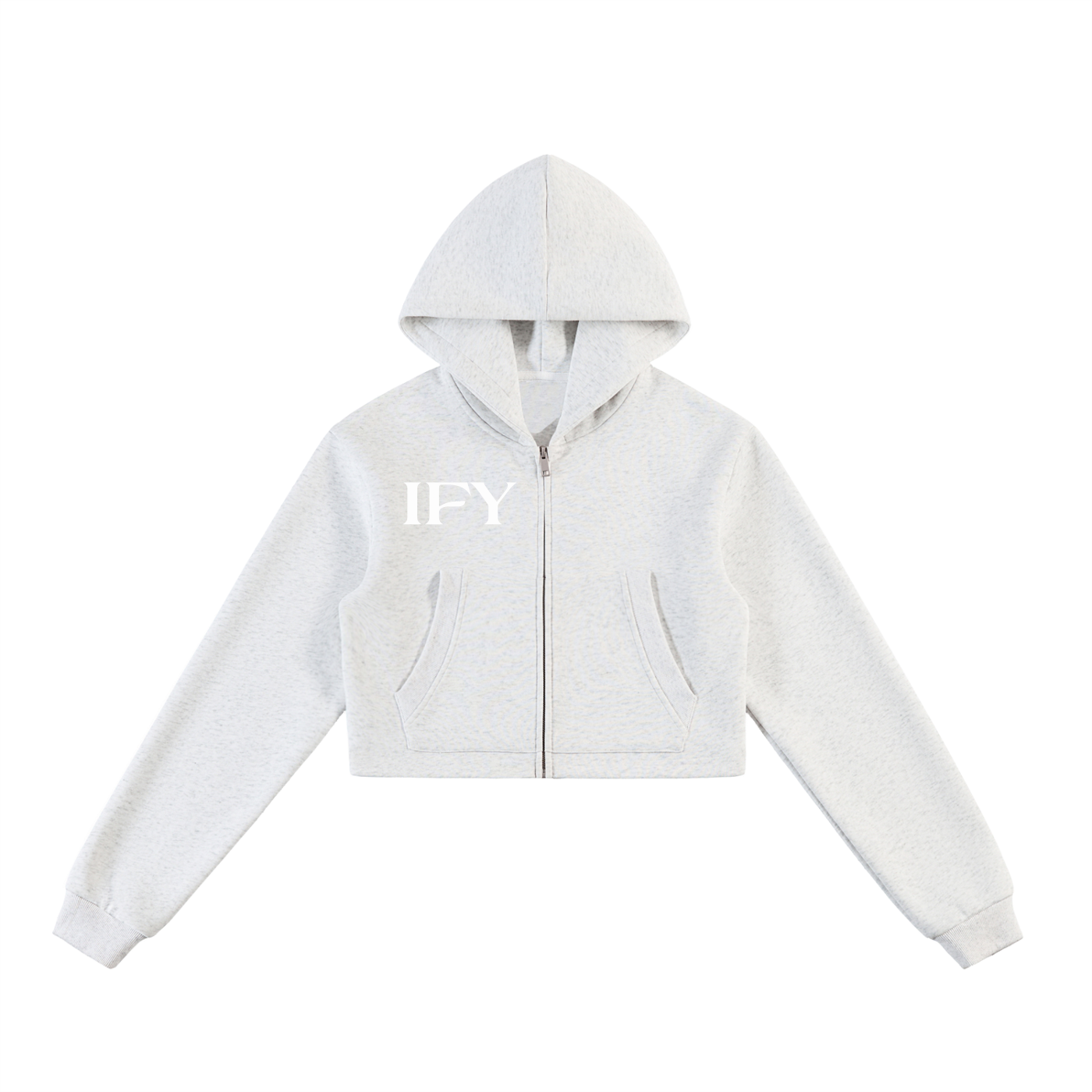 Stylish Cropped Zip-Up Hoodie for Women – Elevate Your Everyday Look