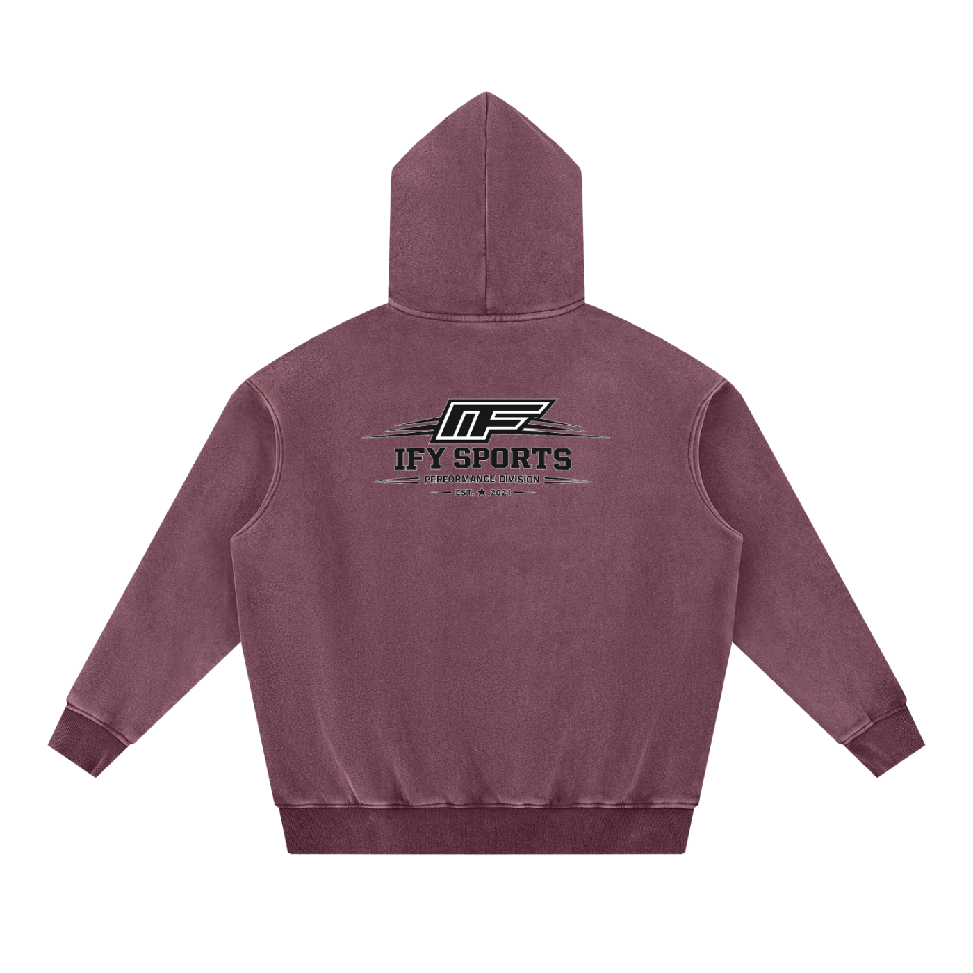 Snow Wash Fleece Oversize Hoodie