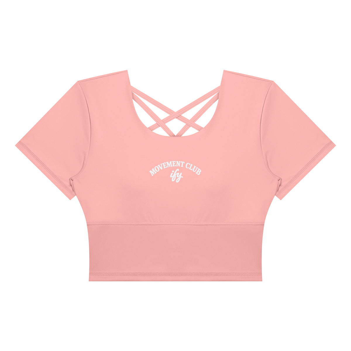 Short-Sleeve Yoga Crop T-Shirt