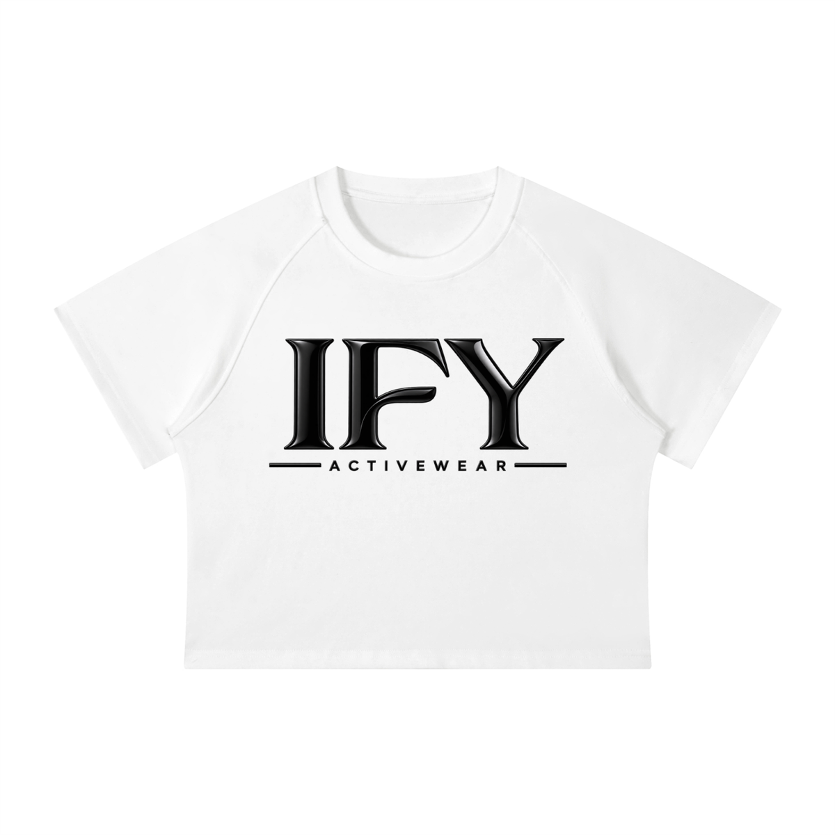 Elevate Your Style with Our Women's Raglan Crop T-Shirt