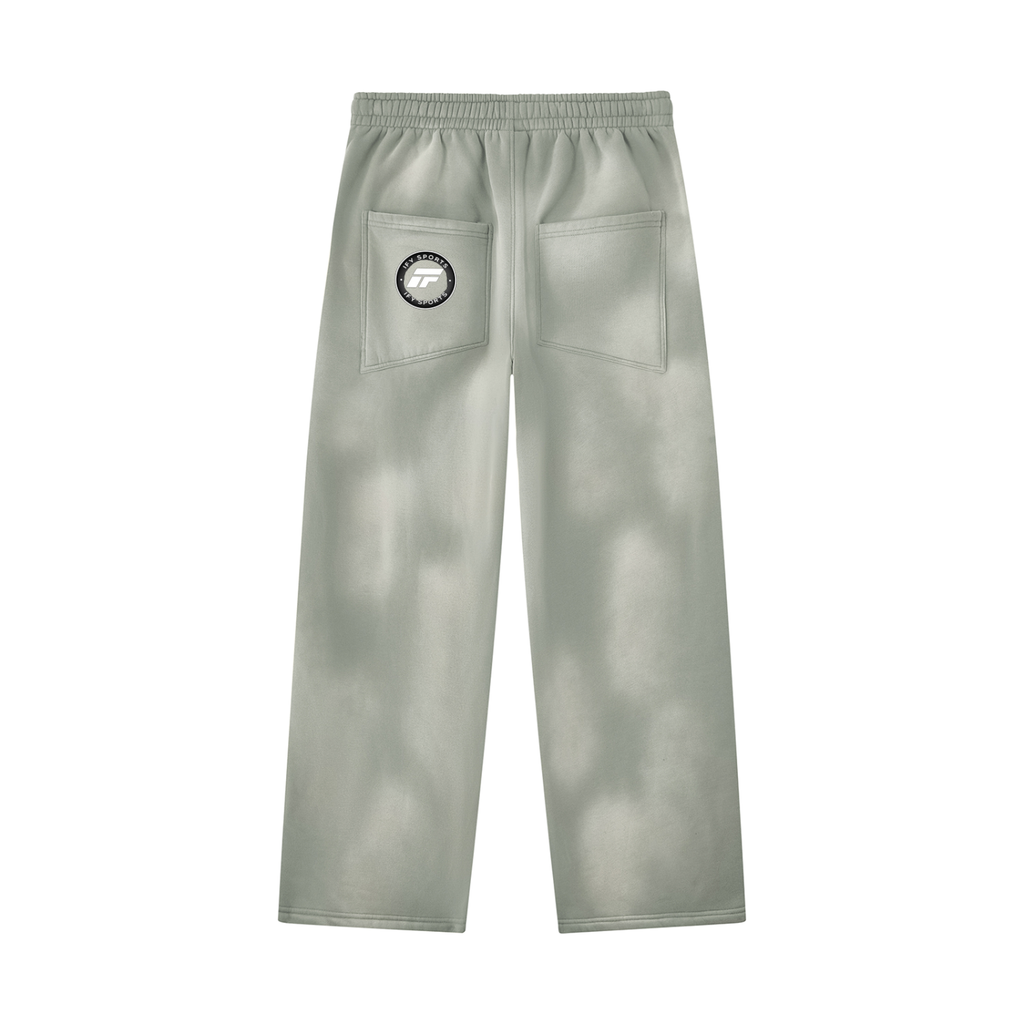 Unisex Sunfade Wide Leg Fleece Sweatpants
