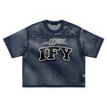 See-through Boxy Net T-Shirt