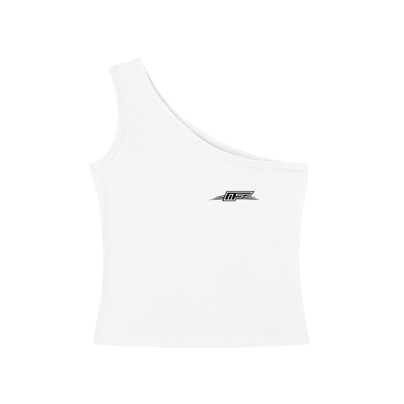 Women's One-Shoulder Crop Tank Top