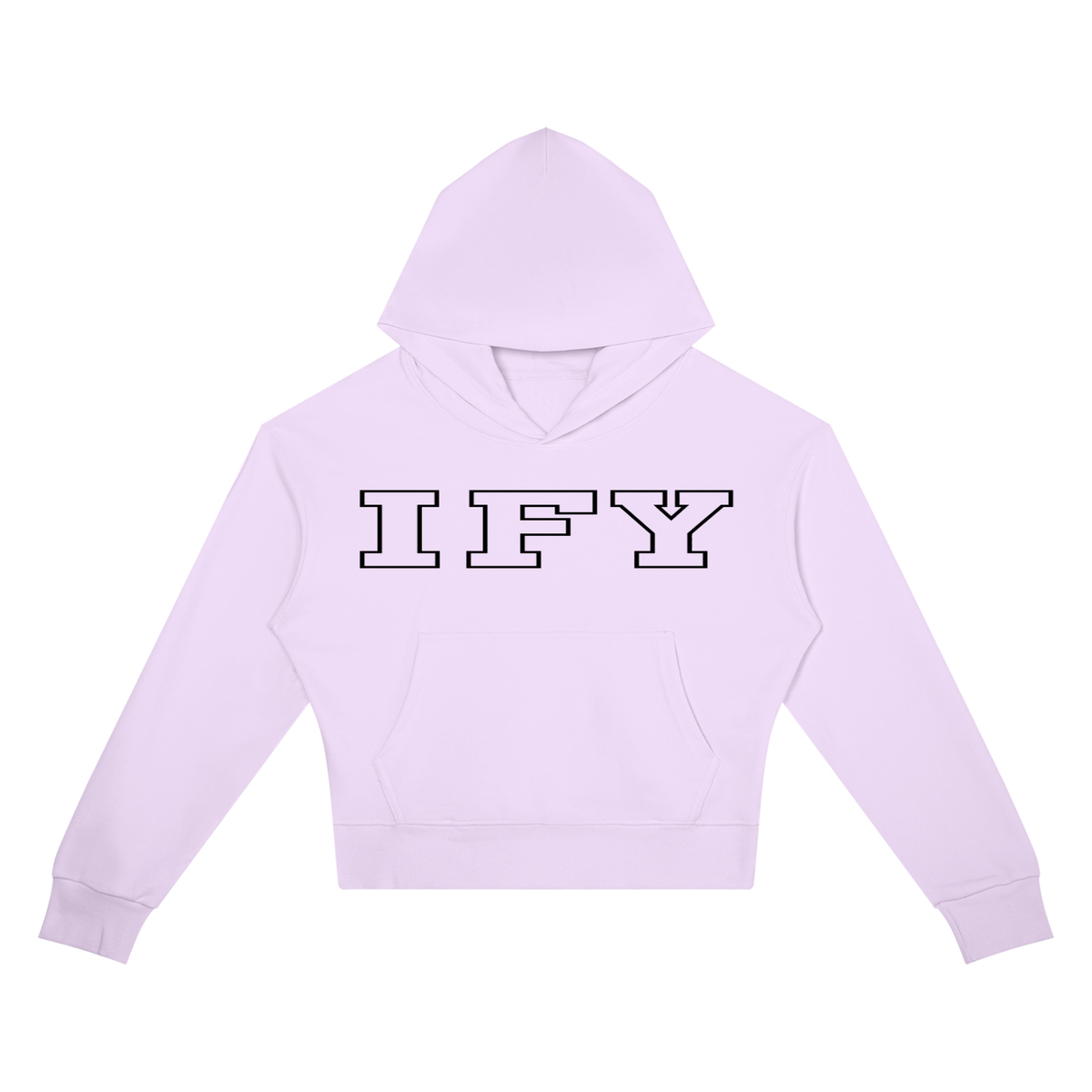 Crop Drop Shoulder Hoodie