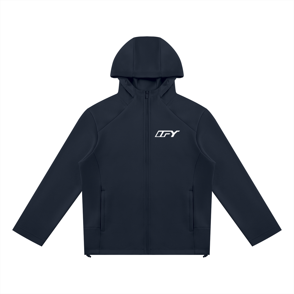 Unisex Paneled Full Zip Hoodie