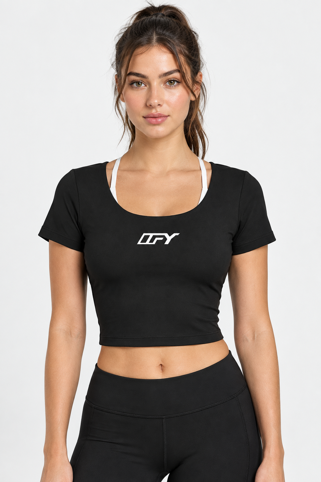 Colour Block Yoga T-Shirt