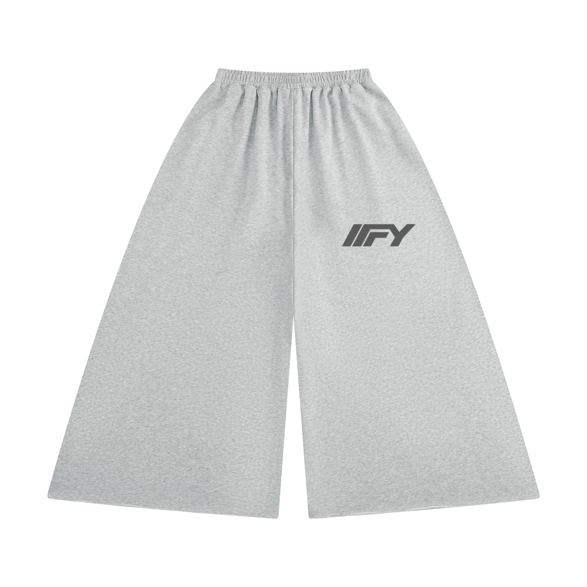 Women's Raw Edge Wide Leg Sweatpants