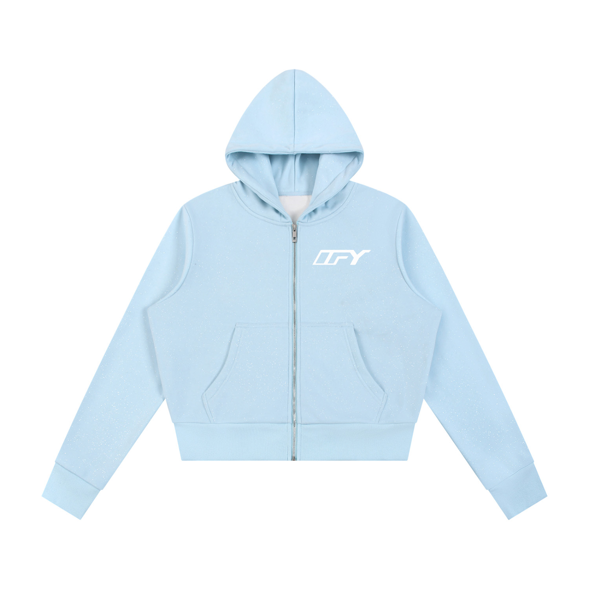 Women's Sparkles Fleece Full Zip Hoodie