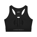 Women’s Cropped Zip Yoga Sports Bra