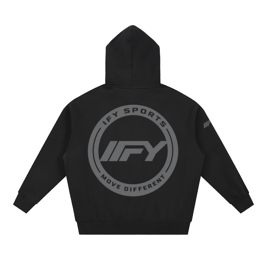 Essential Oversized Fleece Zip Hoodie