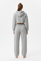 Unisex Vintage Wash Barrel Leg Fleece Sweatpants