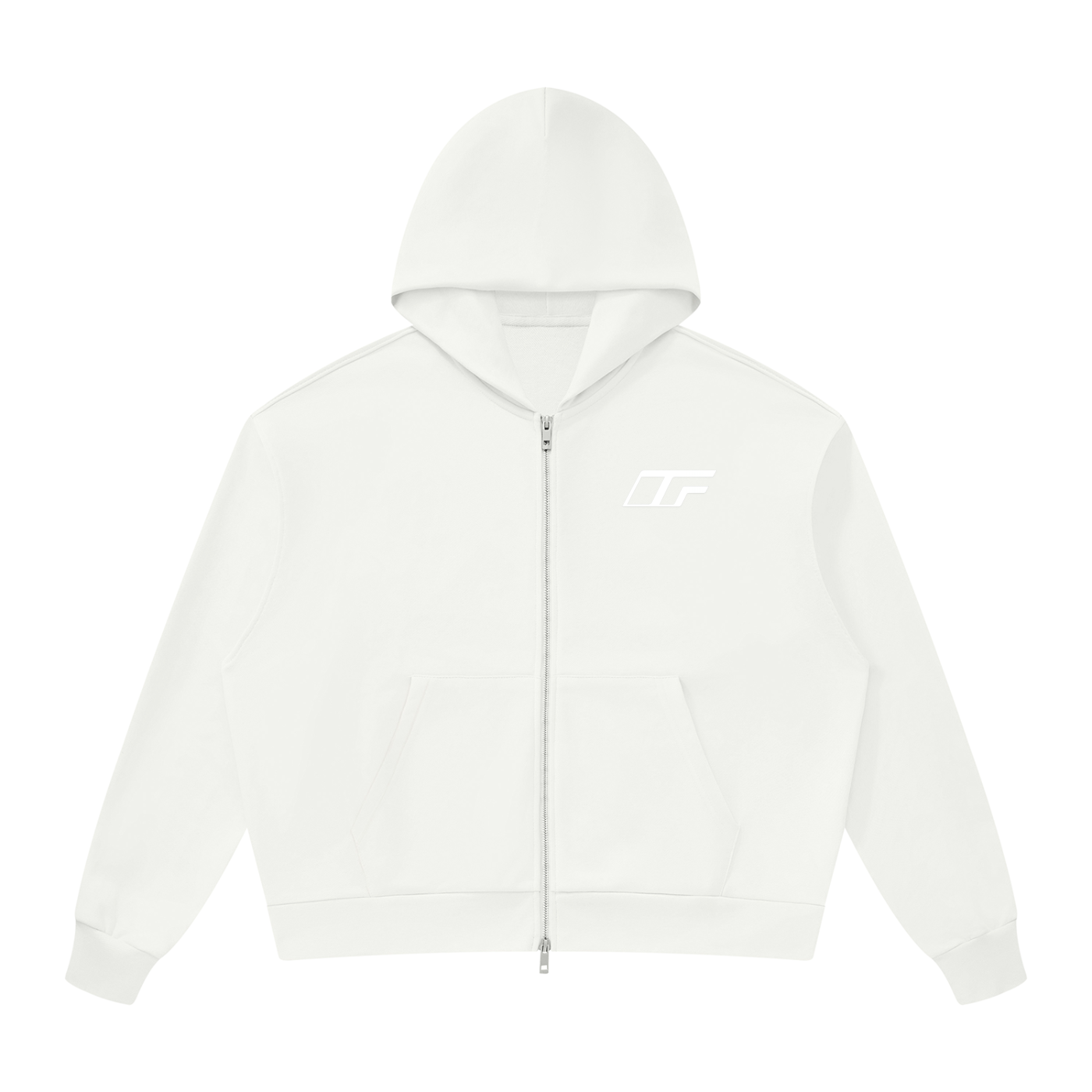 Unisex Drop Shoulder Full Zip Hoodie - Comfort Meets Style for Every Occasion