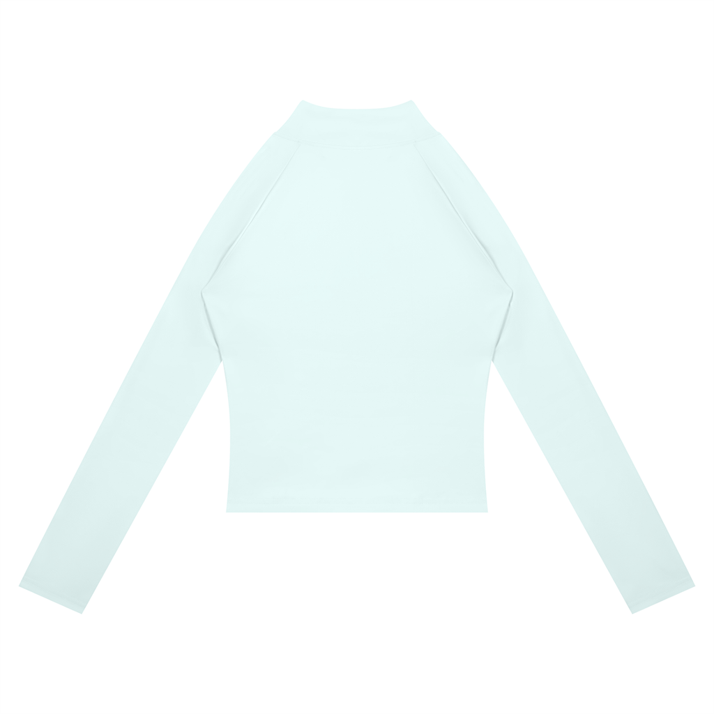 Panelled Cropped Full-Zip Yoga Jacket