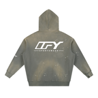 Vintage Washed Frayed Fleece Hoodie - Your Go-To Cozy Essential