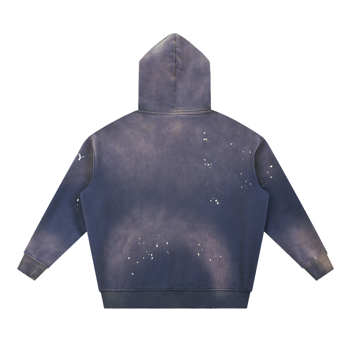 Vintage Washed Frayed Fleece Hoodie - Your Go-To Cozy Essential