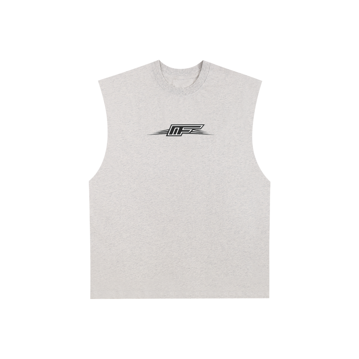 Raw Edge Cotton Tank Top