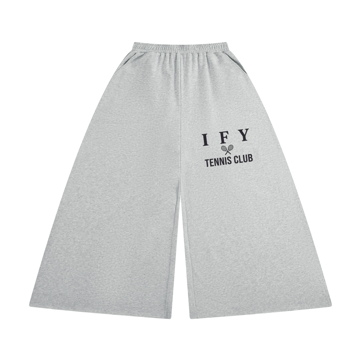 Women’s Raw-Edge Wide-Leg Sweatpants