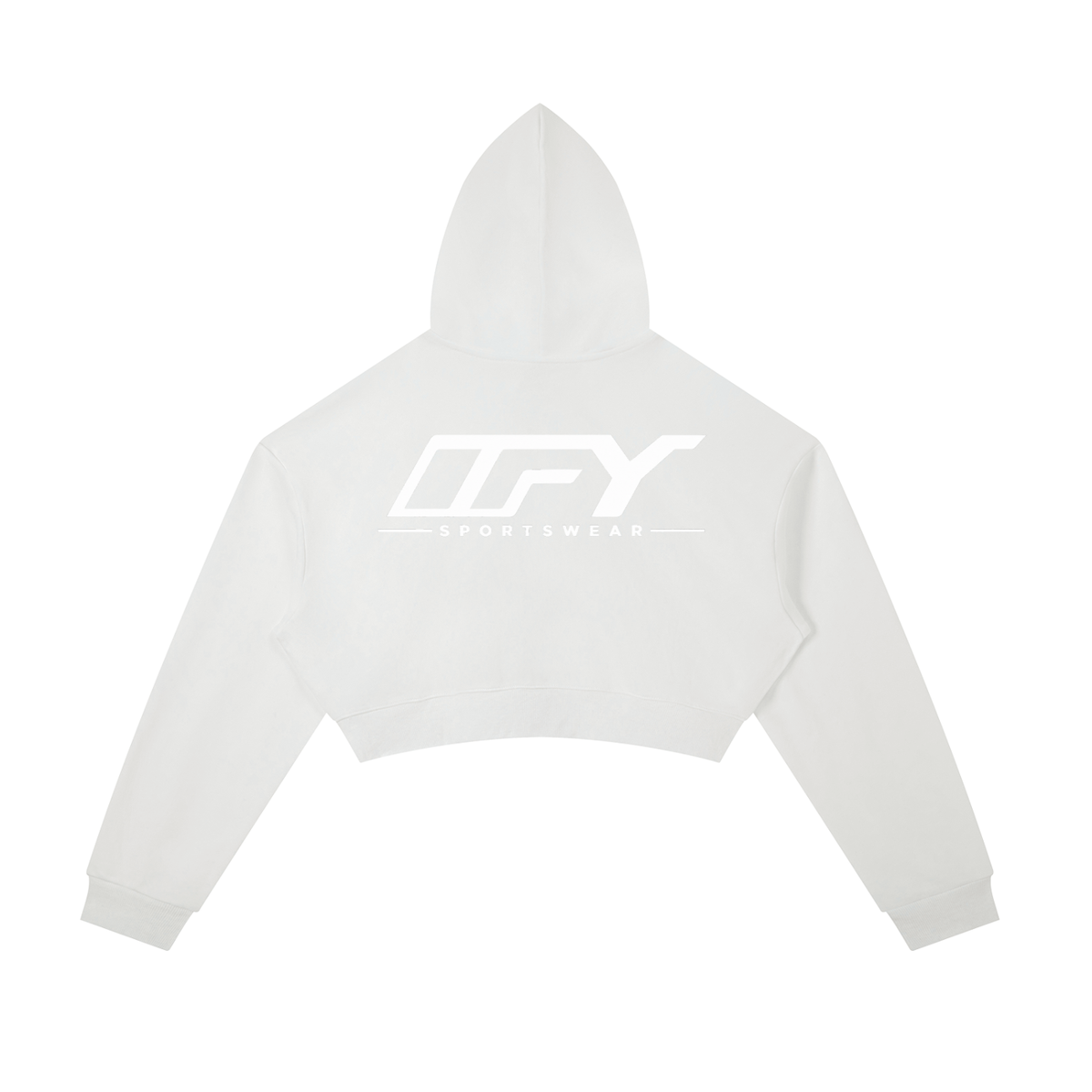 Essential Cropped Zip-Up Hoodie