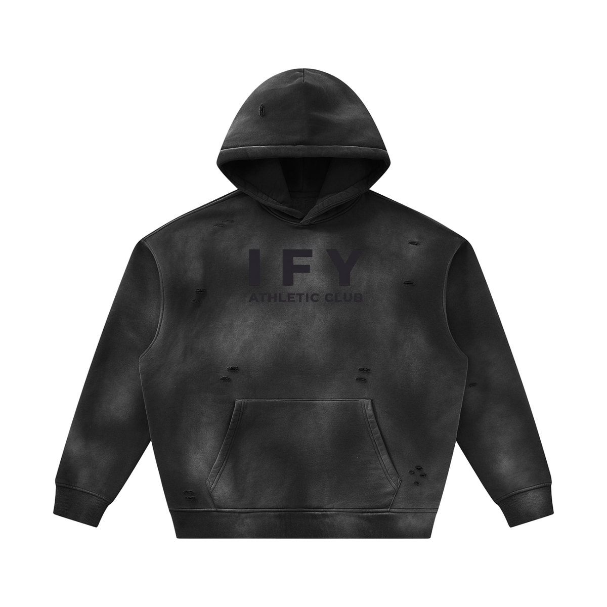 Frayed Fleece Hoodie